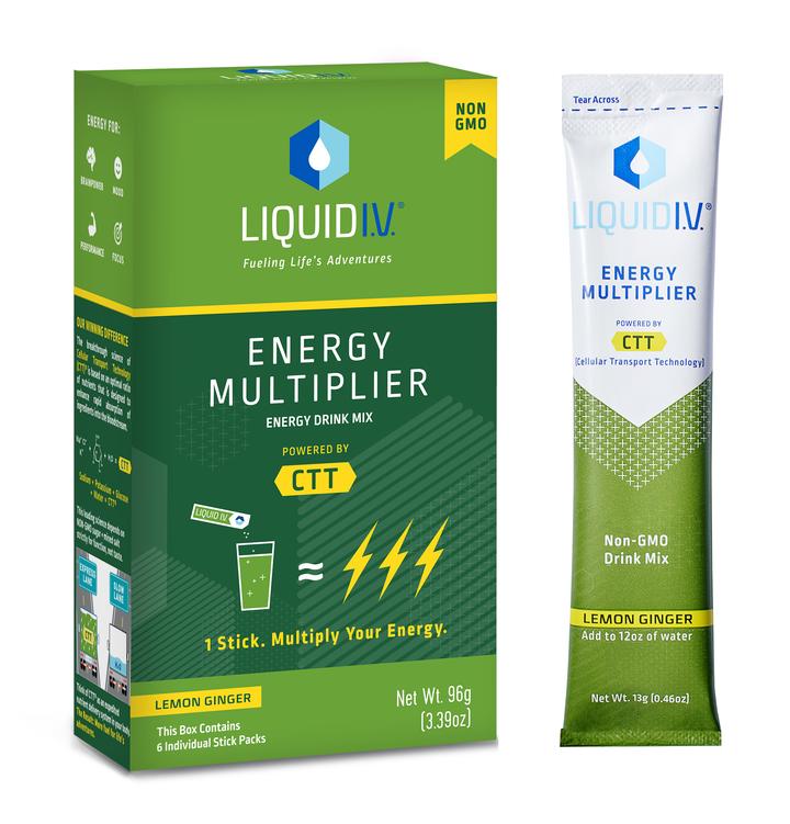 LIQUID I.V ENERGY MULTIPLIER(LEMON GINGER)
